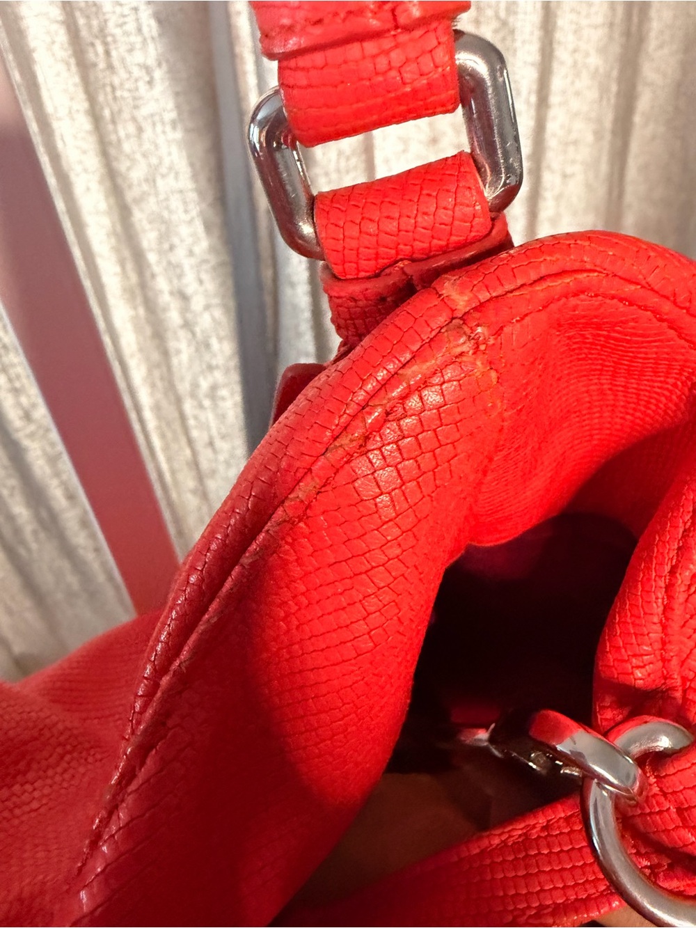 Marc Jacobs Red Leather Handbag - Picture 6 of 11